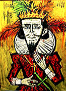 Bernard Buffet: Charles IX, 1998 - Painting