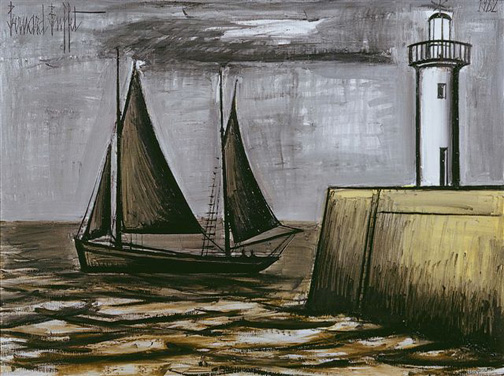 Bernard Buffet: Le Thonier, 1982 - painting