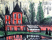 Bernard Buffet: La Grande Maison, 1998 - Painting