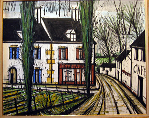 Bernard Buffet: Le Restaurant, 1990 - Painting