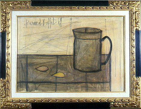 Bernard Buffet: Nature Morte au Pichet, 1949 - Painting