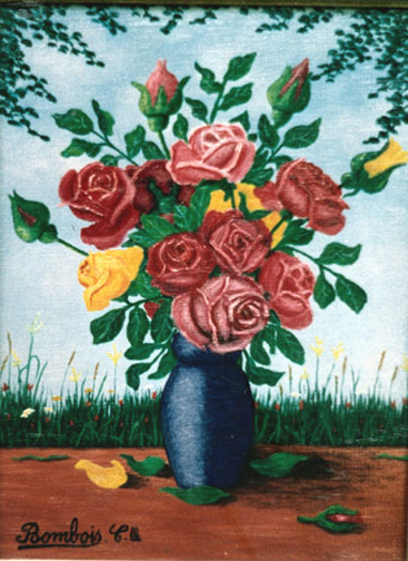 Camille Bombois: Bouquet of Flowers - Painting