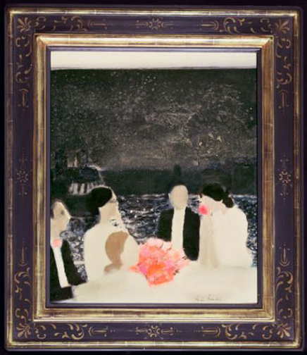 Andre Brasiler: Diner en Ville, 1982 - painting