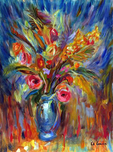 Charles Camoin: Bouquet of Flowers - Painting