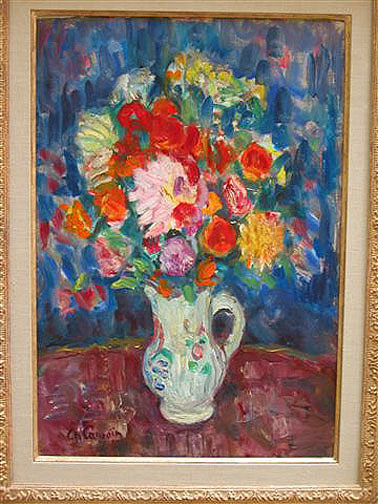 Charles Camoin: Flowers in a Pichet, ca. 1938 - Painting