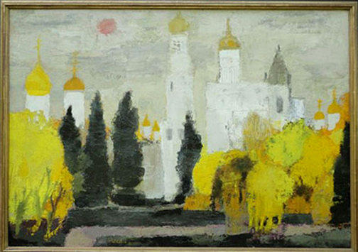 Bernard Cathelin: Automne dans le Jardin du Kremlin