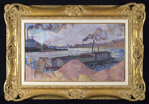 Armand Guillaumin: Les Quais de la Seine à Ivry, 1891 - painting